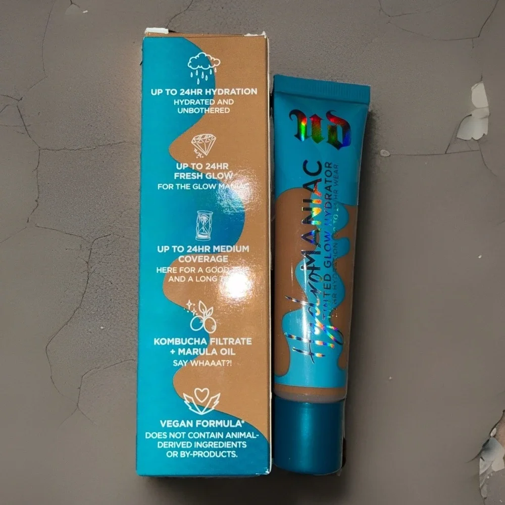 Urban Decay Hydromaniac Glow Tinted Hydrator Foundation 1.1 oz 35 mL -55 Medium